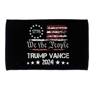 Trump Vance 2024 President Trump Supporter Reelection Microfiber Hand Towel