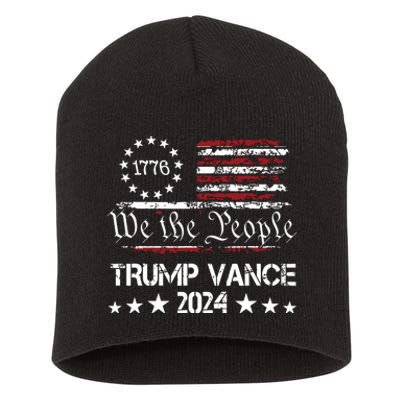 Trump Vance 2024 President Trump Supporter Reelection Short Acrylic Beanie