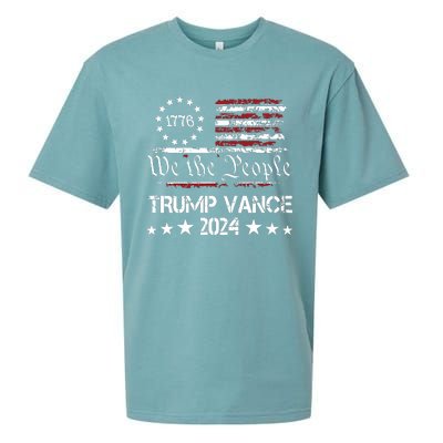 Trump Vance 2024 President Trump Supporter Reelection Sueded Cloud Jersey T-Shirt