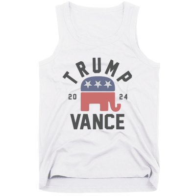 Trump Vance 2024 President Trump Supporter Reelection Tank Top