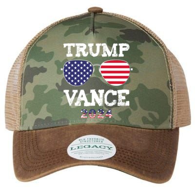 Trump Vance 2024 Legacy Tie Dye Trucker Hat