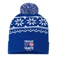 Trump Vance 2024 USA-Made Snowflake Beanie