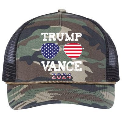 Trump Vance 2024 Retro Rope Trucker Hat Cap