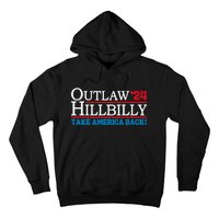 Trump Vance 2024 Outlaw Hillbilly Us Flag Vintage Elections Hoodie