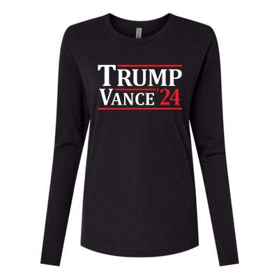 Trump Vance 24 Trump 2024 Womens Cotton Relaxed Long Sleeve T-Shirt