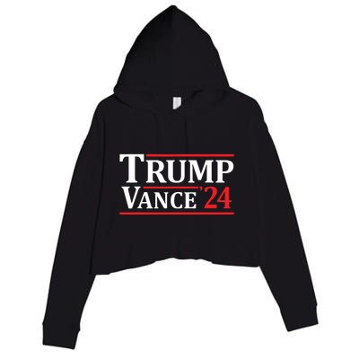 Trump Vance 24 Trump 2024 Crop Fleece Hoodie