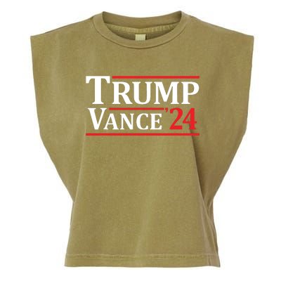 Trump Vance 24 Trump 2024 Garment-Dyed Women's Muscle Tee