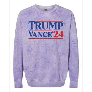 Trump Vance 2024 Donald Trump Jd Vance For President Colorblast Crewneck Sweatshirt