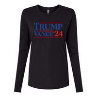 Trump Vance 2024 Donald Trump Jd Vance For President Womens Cotton Relaxed Long Sleeve T-Shirt