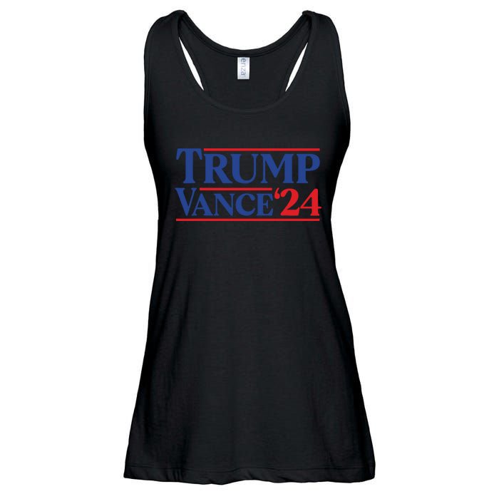 Trump Vance 2024 Donald Trump Jd Vance For President Ladies Essential Flowy Tank