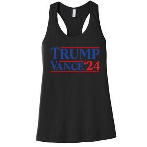 Trump Vance 2024 Donald Trump Jd Vance For President Women's Racerback Tank