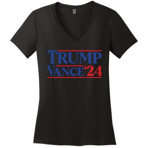 Trump Vance 2024 Donald Trump Jd Vance For President Women's V-Neck T-Shirt