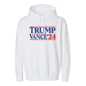 Trump Vance 2024 Donald Trump Jd Vance For President Garment-Dyed Fleece Hoodie