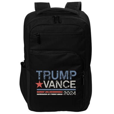 Trump Vance 2024 Retro Featuring Trump And Jd Vance Impact Tech Backpack