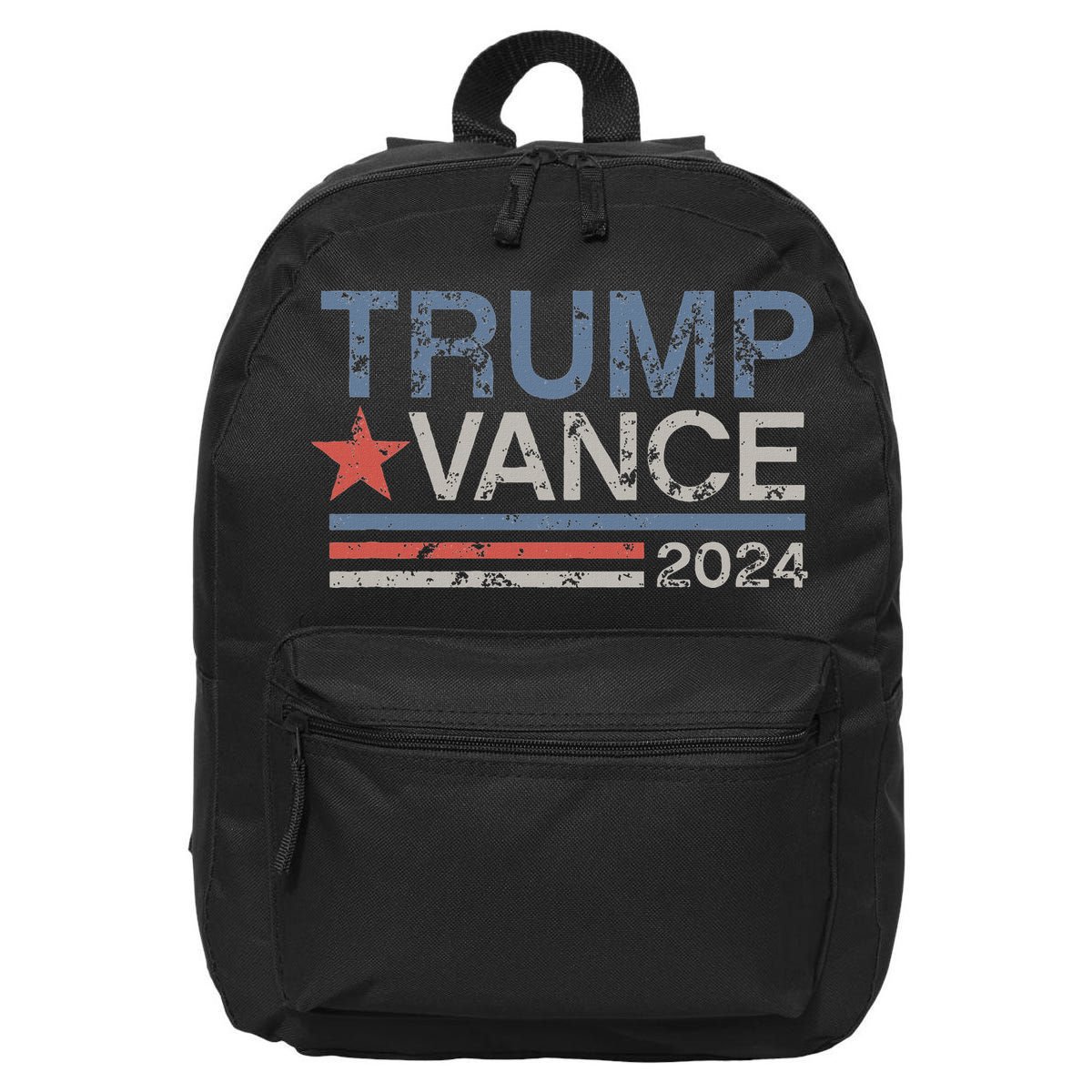 Trump Vance 2024 Retro Featuring Trump And Jd Vance 16 in Basic Backpack