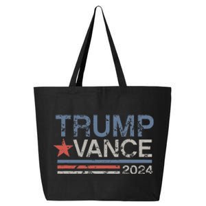 Trump Vance 2024 Retro Featuring Trump And Jd Vance 25L Jumbo Tote