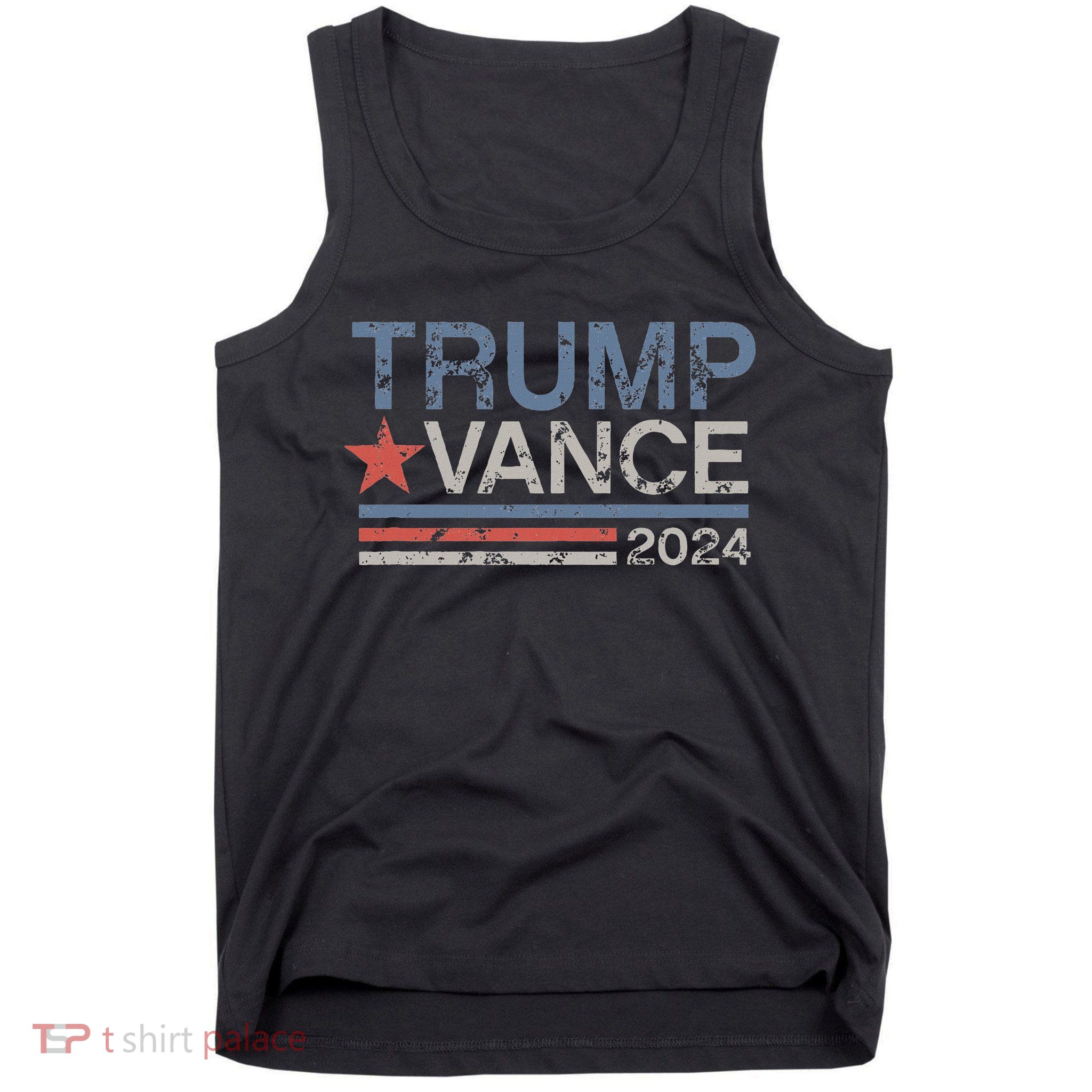 Trump Vance 2024 Retro Featuring Trump And Jd Vance Tank Top
