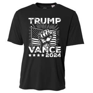 Trump Vance 2024 Donald Trump Jd Vance For President Cooling Performance Crew T-Shirt