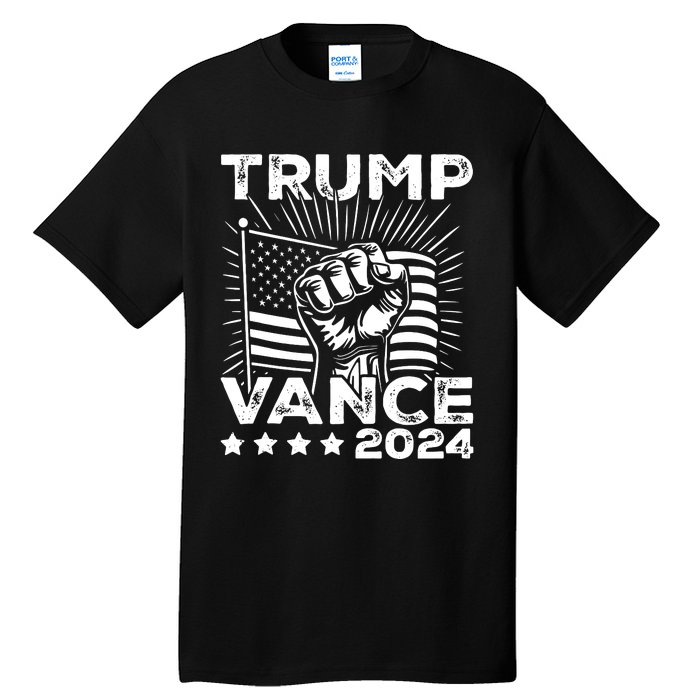 Trump Vance 2024 Donald Trump Jd Vance For President Tall T-Shirt