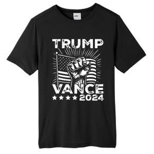 Trump Vance 2024 Donald Trump Jd Vance For President Tall Fusion ChromaSoft Performance T-Shirt