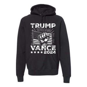 Trump Vance 2024 Donald Trump Jd Vance For President Premium Hoodie