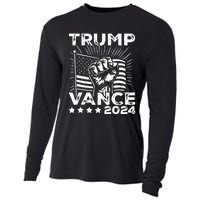 Trump Vance 2024 Donald Trump Jd Vance For President Cooling Performance Long Sleeve Crew