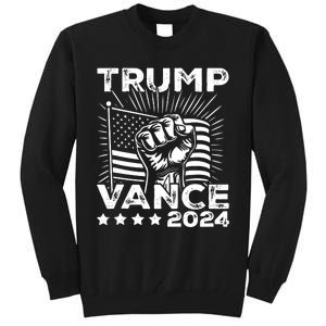 Trump Vance 2024 Donald Trump Jd Vance For President Tall Sweatshirt