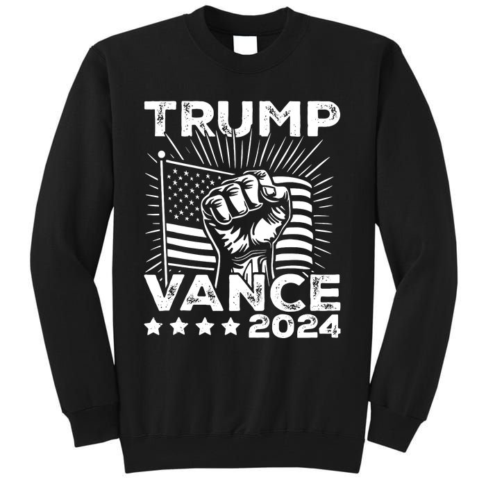 Trump Vance 2024 Donald Trump Jd Vance For President Tall Sweatshirt