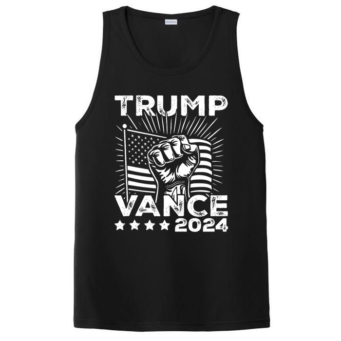 Trump Vance 2024 Donald Trump Jd Vance For President PosiCharge Competitor Tank