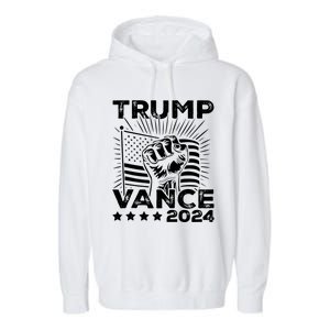 Trump Vance 2024 Donald Trump Jd Vance For President Garment-Dyed Fleece Hoodie