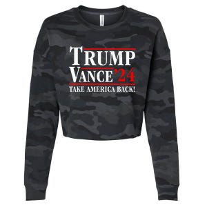 Trump Vance 2024 Vice President Vp Trump 2024 Election Cropped Pullover Crew