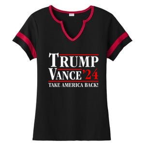 Trump Vance 2024 Vice President Vp Trump 2024 Election Ladies Halftime Notch Neck Tee