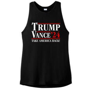 Trump Vance 2024 Vice President Vp Trump 2024 Election Ladies PosiCharge Tri-Blend Wicking Tank