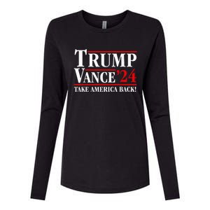 Trump Vance 2024 Vice President Vp Trump 2024 Election Womens Cotton Relaxed Long Sleeve T-Shirt