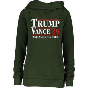 Trump Vance 2024 Vice President Vp Trump 2024 Election Womens Funnel Neck Pullover Hood