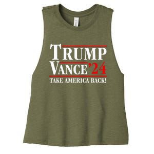 Trump Vance 2024 Vice President Vp Trump 2024 Election Women's Racerback Cropped Tank