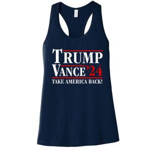 Trump Vance 2024 Vice President Vp Trump 2024 Election Women's Racerback Tank