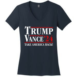 Trump Vance 2024 Vice President Vp Trump 2024 Election Women's V-Neck T-Shirt