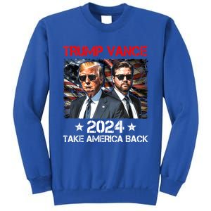 Trump Vance 2024 Donald Trump J.D. Vance Take America Back Sweatshirt