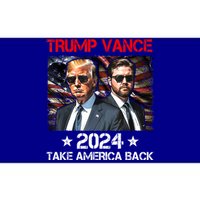 Trump Vance 2024 Donald Trump J.D. Vance Take America Back Bumper Sticker