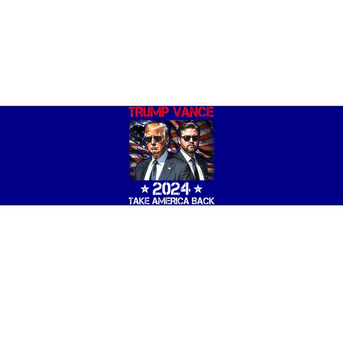 Trump Vance 2024 Donald Trump J.D. Vance Take America Back Bumper Sticker