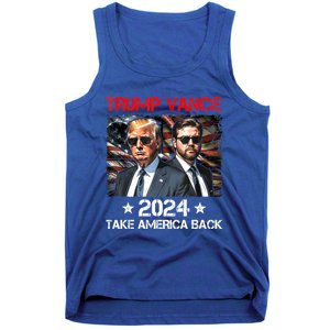 Trump Vance 2024 Donald Trump J.D. Vance Take America Back Tank Top