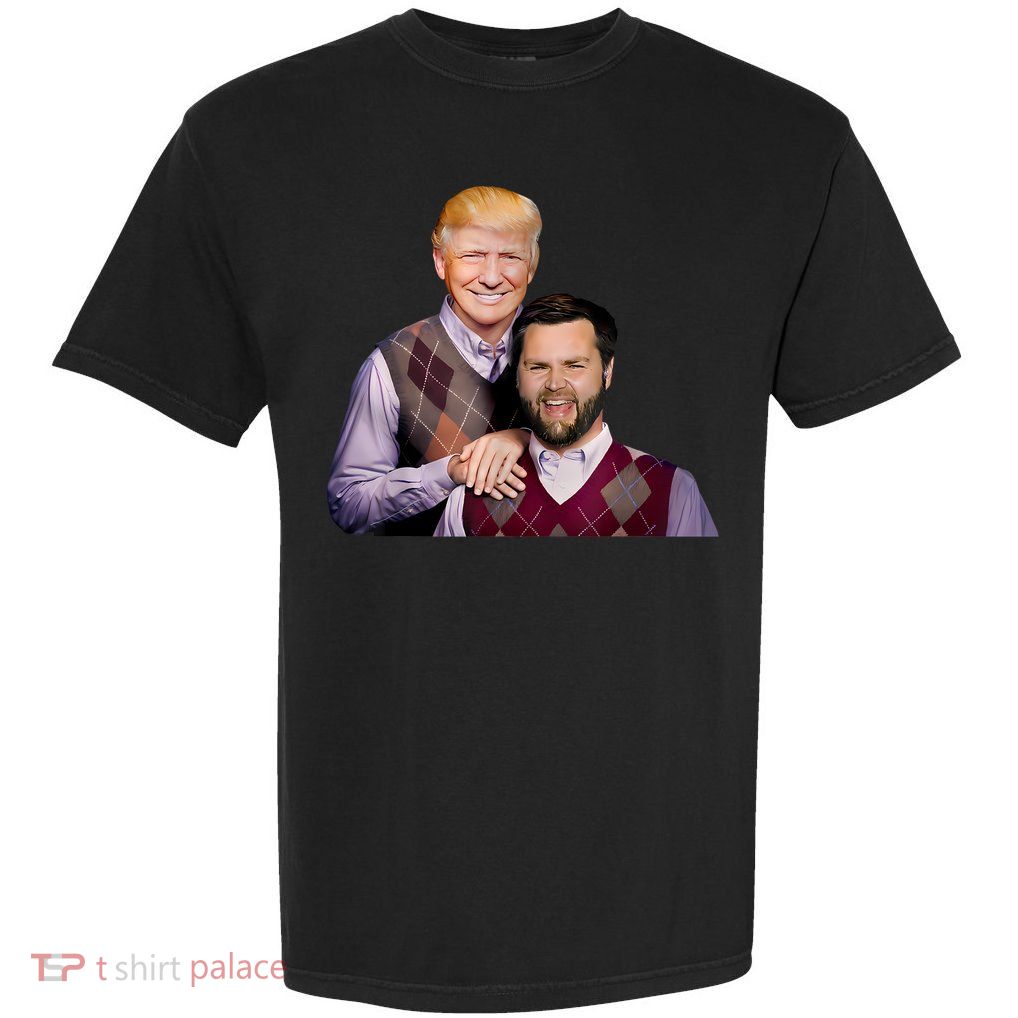 Trump Vance 2024 Brothers Funny Parody Trump J.D. Vance Bros Garment-Dyed Heavyweight T-Shirt