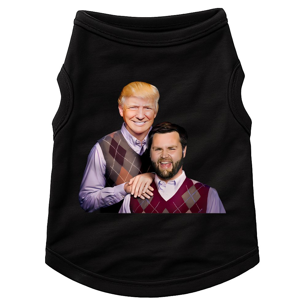 Trump Vance 2024 Brothers Funny Parody Trump J.D. Vance Bros Doggie Tank