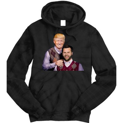 Trump Vance 2024 Brothers Funny Parody Trump J.D. Vance Bros Tie Dye Hoodie