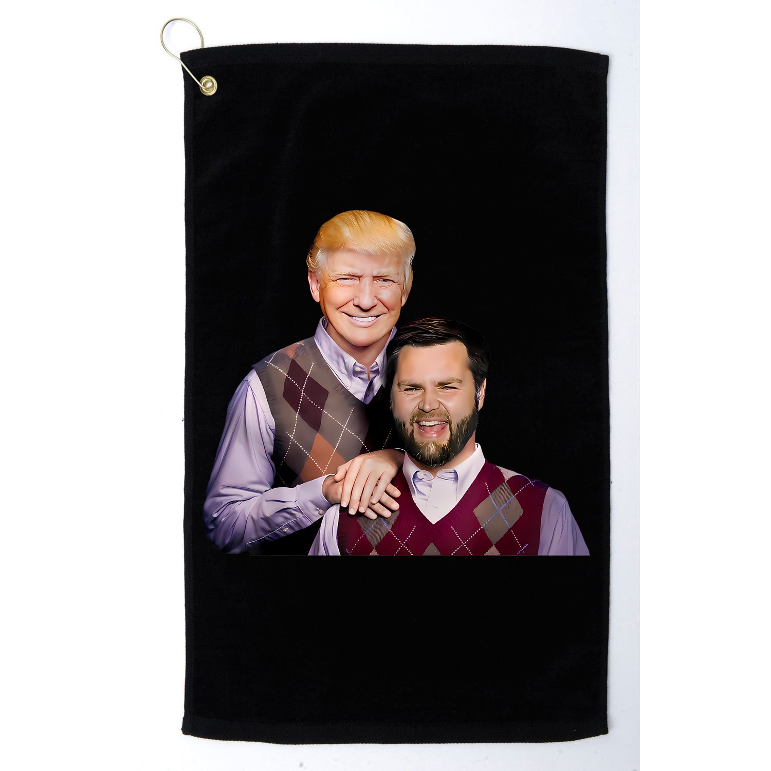 Trump Vance 2024 Brothers Funny Parody Trump J.D. Vance Bros Golf Towel
