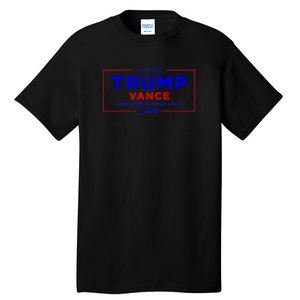 Trump Vance 2024 Brick Wall Texture Tall T-Shirt