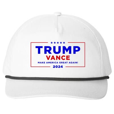 Trump Vance 2024 Brick Wall Texture Snapback Five-Panel Rope Hat