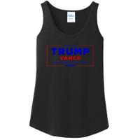 Trump Vance 2024 Brick Wall Texture Ladies Essential Tank