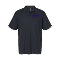 Trump Vance 2024 Brick Wall Texture Softstyle Adult Sport Polo